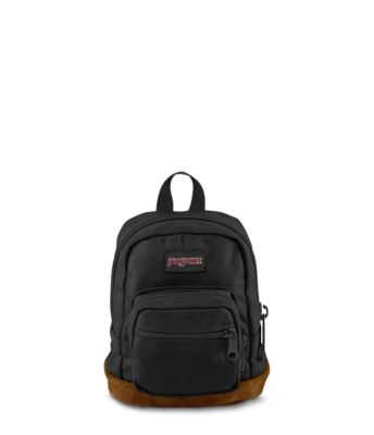 black jansport backpack with water bottle holder