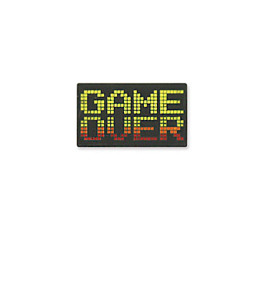 GAME OVER PIN 1
