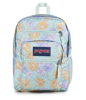 JanSport Big Student Backpacks - Faded Floral Fresh Mint