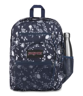 jansport backpack blue flowers