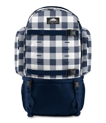 Black and white checkered jansport outlet backpack