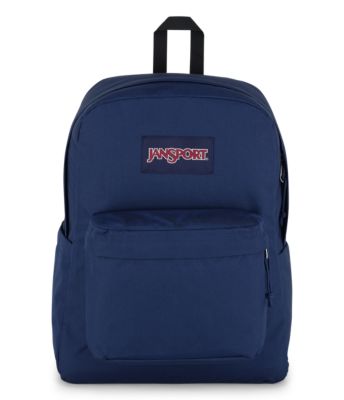 blue jansport bag
