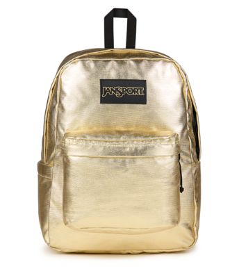 JanSport Superbreak Plus FX Backpacks - Surreal Shine Gold