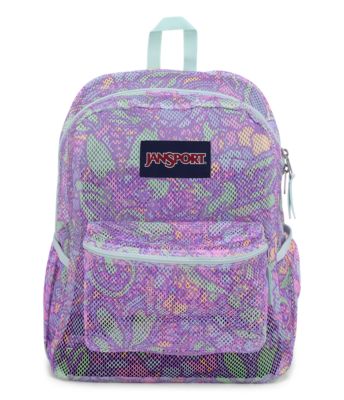 Image of JanSport Eco Mesh Pack Backpacks - Fluid Floral Pastel Lilac