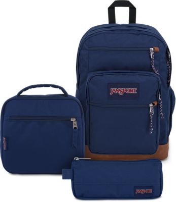 Navy jansport best sale