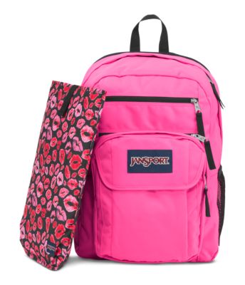 Bright pink outlet backpack