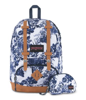 Give your everyday routine a fresh update with the JanSport Baughman backpack. Features include premium faux leather bottom and trims, internal 15 inch laptop sleeve, front flap with organizer and front zippered pocket with removable storage pouch.