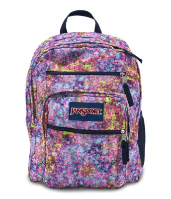 JanSport Black Label SuperBreak Backpack Palm Life in Pink/Purple