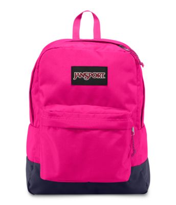 Dark pink cheap jansport backpack