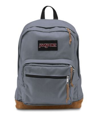 With it's signature suede leather bottom, the JanSport Right Pack is the iconic backpack. With an internal 15 inch laptop sleeve and front organizer pocket, the Right Pack is sure to be the best backpack for wherever your day takes you.