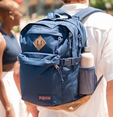 Jansport 2025 suede backpack